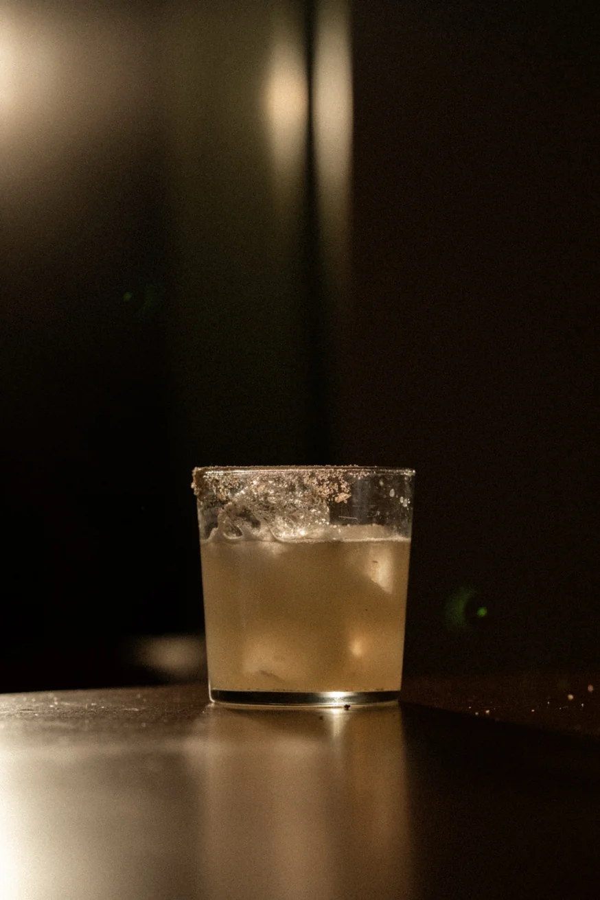 Mezcal espresso martini at Pūblico Mezcaleria — signature cocktails in Mykonos Town