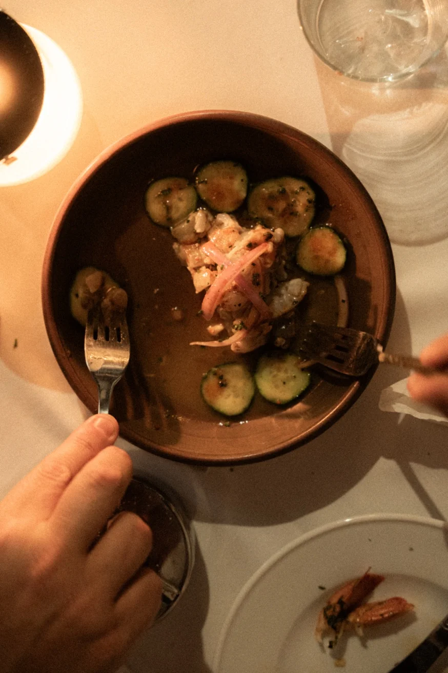 Signature mezcal cocktail at Pūblico Mezcaleria bar